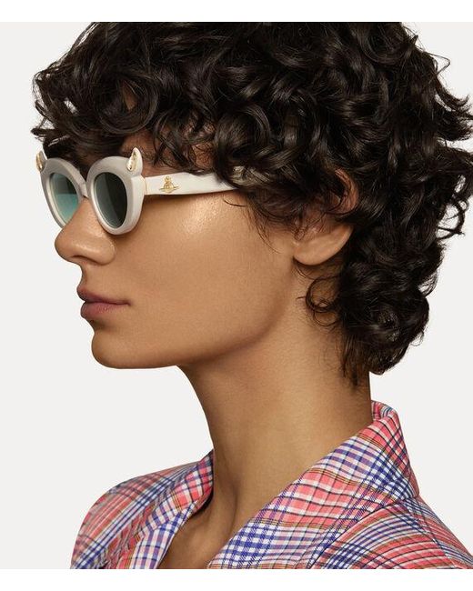 Vivienne Westwood Green Soo Sunglasses Acetate