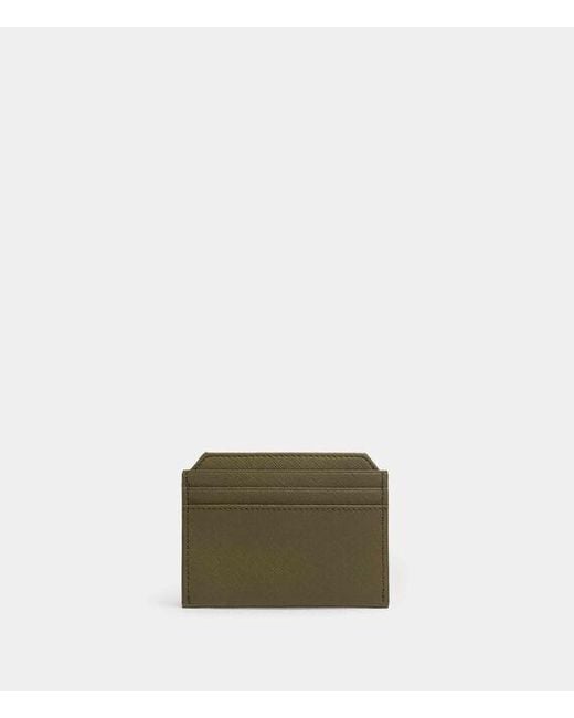 Vivienne Westwood Green Slim Card Holder Faux Leather