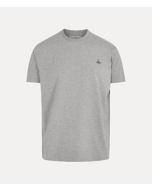 Vivienne Westwood Gray Classic T-Shirt Multicolour Orb Cotton