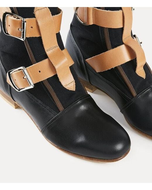 Vivienne Westwood Black Seditionaries Boot Leather