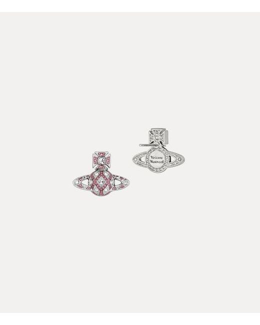 Vivienne Westwood Natural Rachelle Bas Relief Stud Earrings