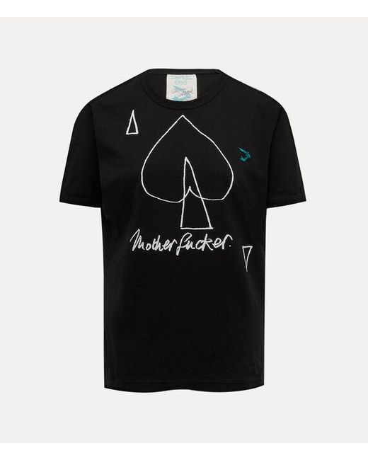 Vivienne Westwood Worlds End Classic T-Shirt Cotton in Black | Lyst UK