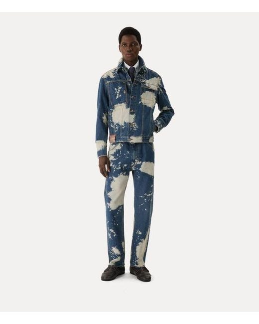 Vivienne Westwood Blue Worker Jacket Cloud Denim for men