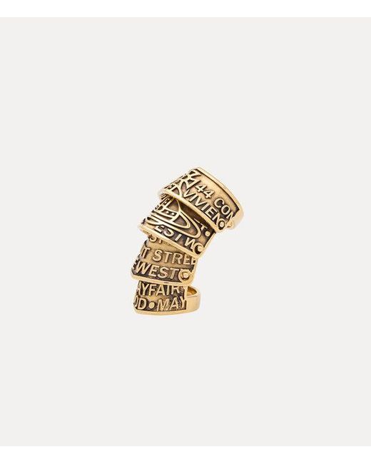 Vivienne Westwood White Josephus Ring