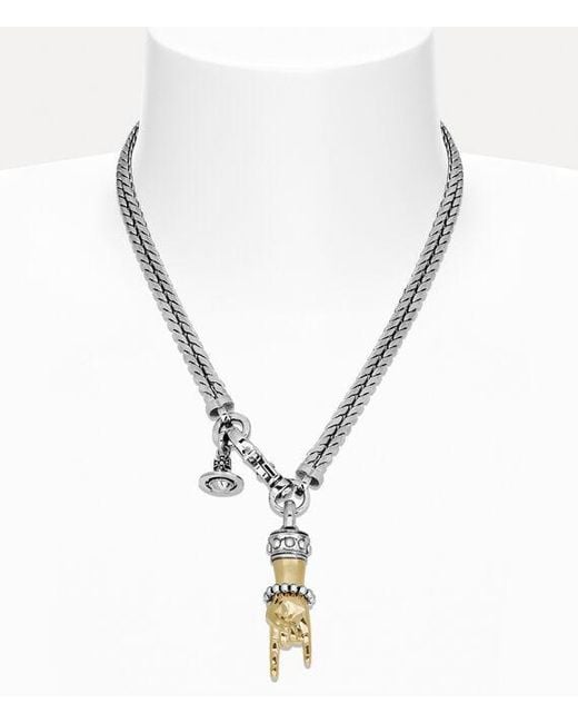 Vivienne Westwood Metallic Anatoly Necklace for men