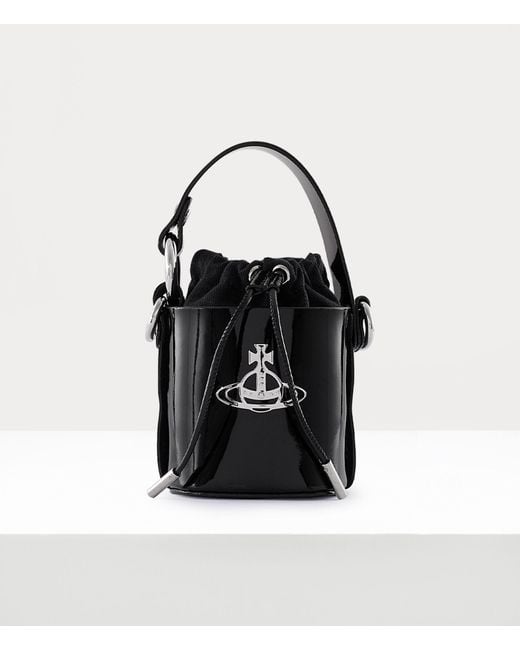 Vivienne Westwood Black Daisy Bucket Bag