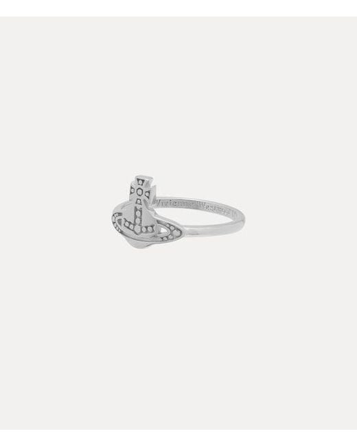 Vivienne Westwood White Marinetta Ring