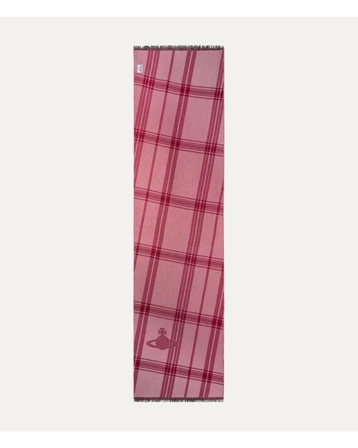 Vivienne Westwood Red Scarf Bi Tartan