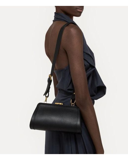 Vivienne Westwood Ascot Frame Bag Aniline Leather in Black | Lyst 