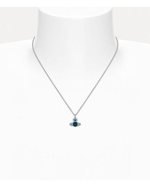 Vivienne Westwood White Ismene Pendant Necklace
