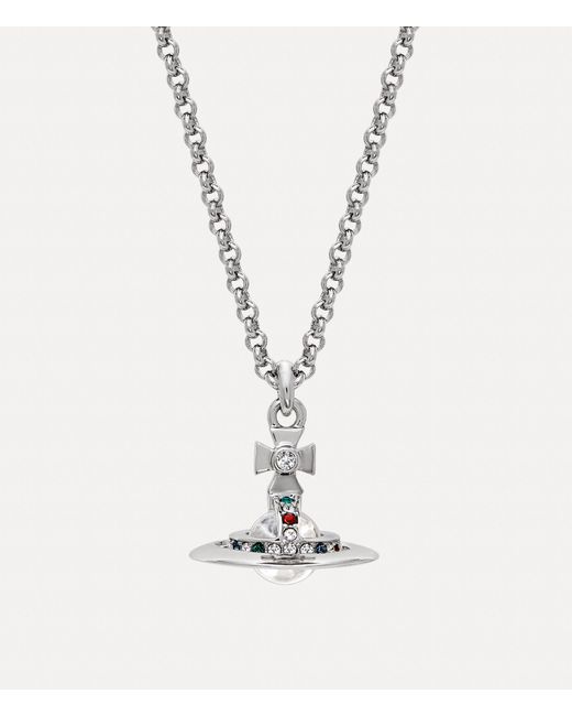 Vivienne Westwood Metallic New Petite Orb Pendant Necklace