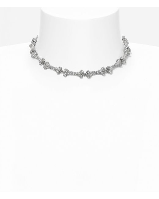 Vivienne Westwood White Faustine Necklace