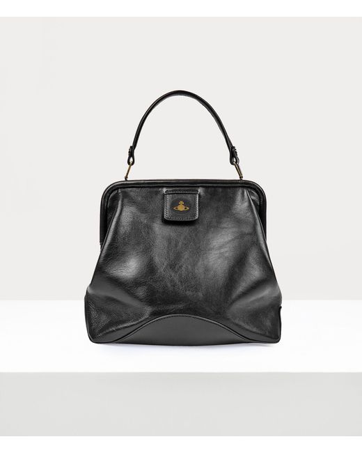 Vivienne Westwood Black Frame Handbag