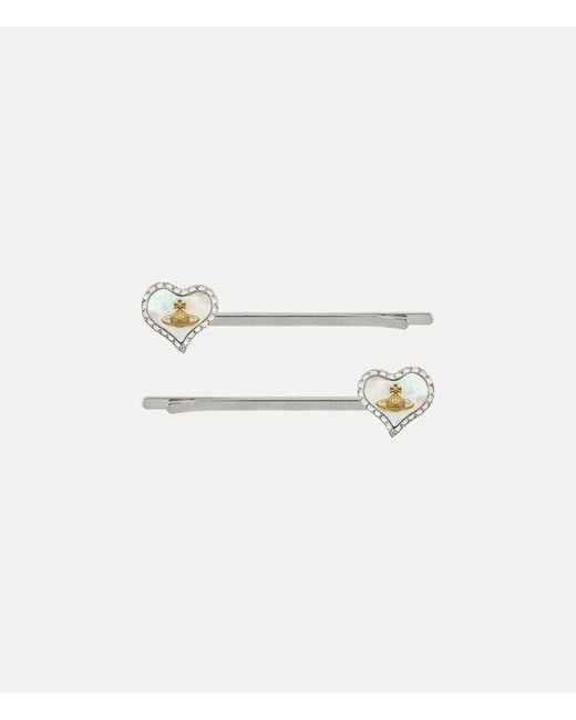 Vivienne Westwood Natural Petra Bobby Pins