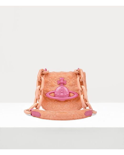 Vivienne Westwood Pink Jodie Saddle Bag