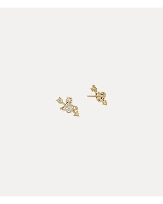 Vivienne Westwood Natural Kiri Earrings Cubic Zirconia