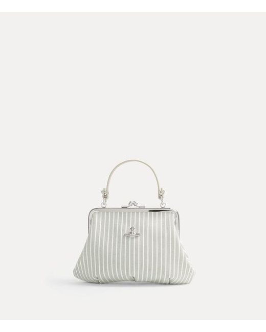 Vivienne Westwood White Granny Frame Purse Classic Oxford Shirt