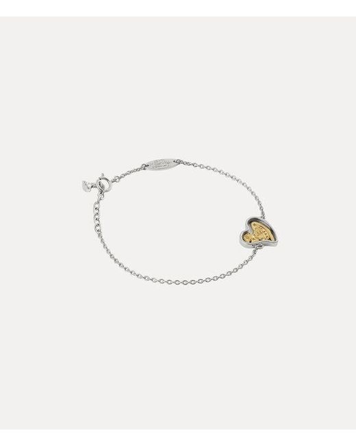 Vivienne Westwood White Faye Bracelet