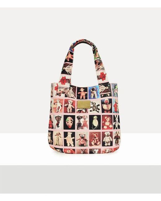 Vivienne Westwood White Charlotte Shopper Canvas Teddies