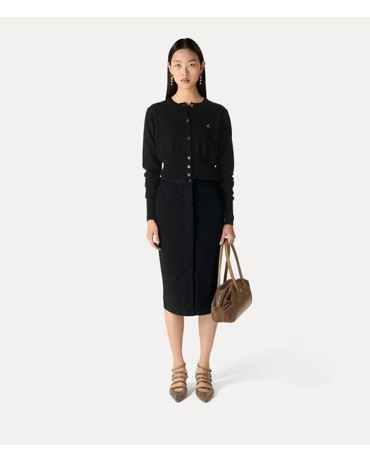 Vivienne Westwood Black Trouser Skirt Cotton Twill