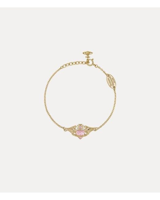 Vivienne Westwood White Galena Bracelet Cubic Zirconia