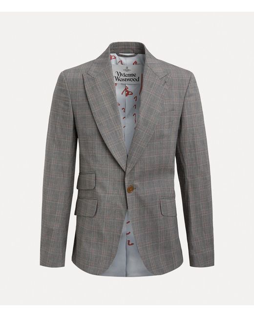 Vivienne Westwood Gray One Button Jacket for men