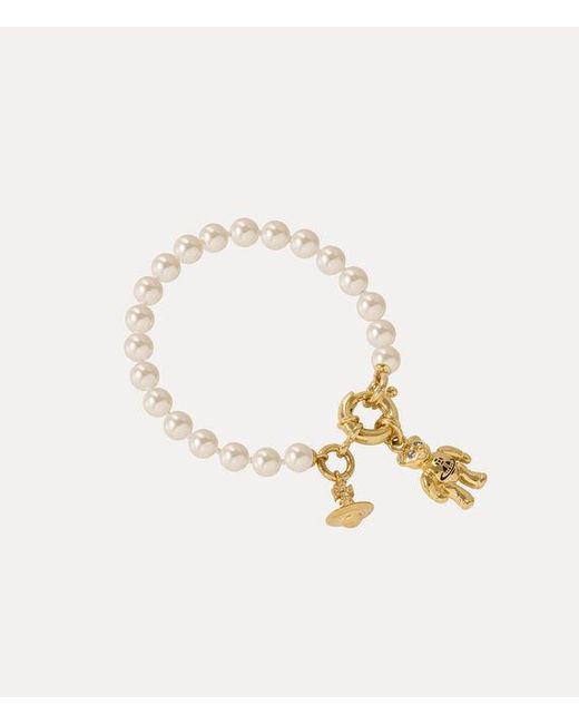 Vivienne Westwood Natural Ruby Pearl Bracelet