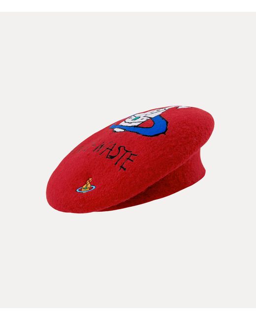 Vivienne Westwood Anti-waste Beret Anti Waste Beret Red S/m Unisex