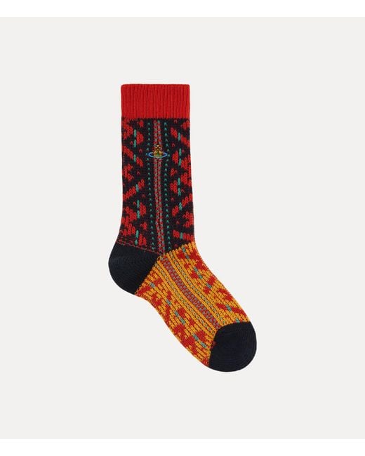 Vivienne Westwood Red Ladies Socks