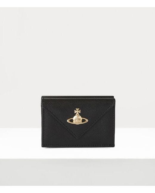 Vivienne Westwood White Envelope Billfold Saffiano Leather