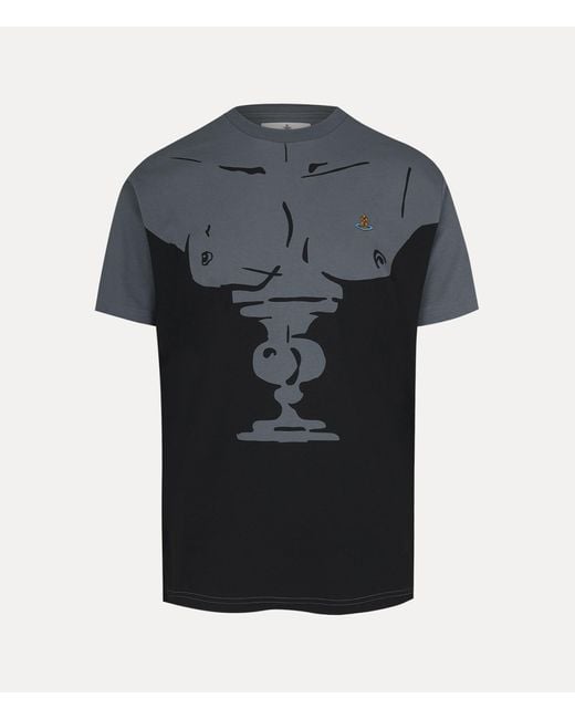 Vivienne Westwood Black Men Bust Classic T-shirt