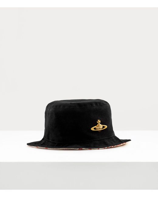 Vivienne Westwood Black Fisher Bucket Hat