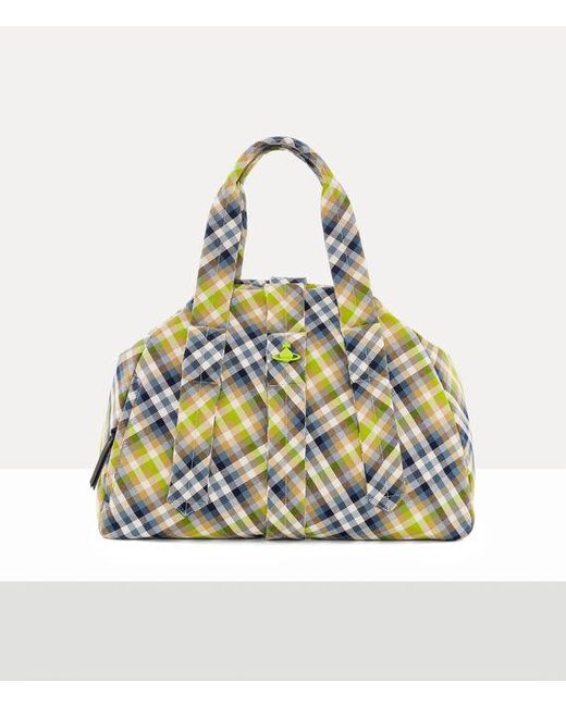 Vivienne Westwood Metallic Sydney Weekender Woven Tartan