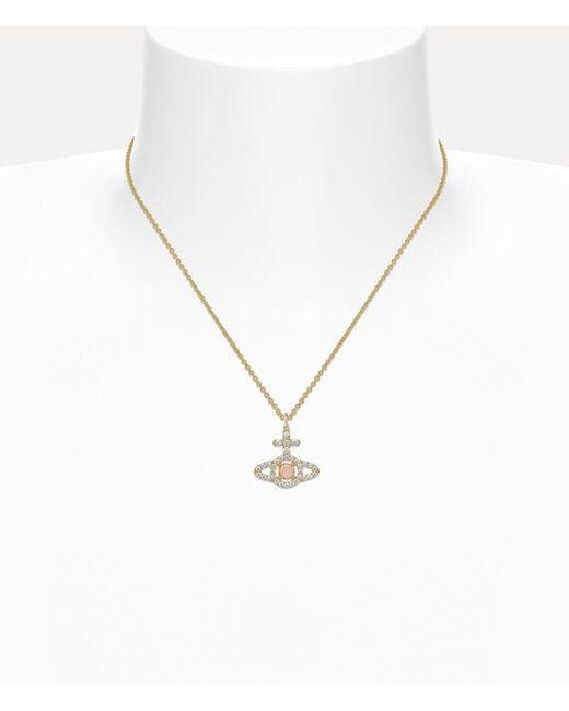 Vivienne Westwood Metallic Olympia Pendant Necklace