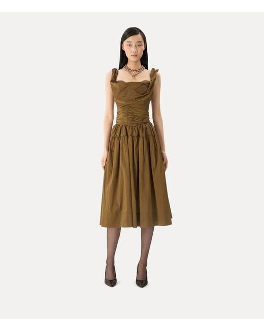 Vivienne Westwood Natural Sunday Corset Gown Taffeta Voile