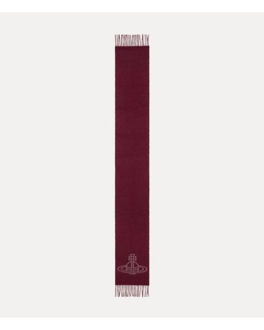 Vivienne Westwood Purple Double Face Scarf Double Face Scarf