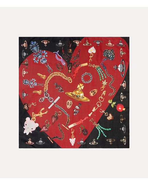 Vivienne Westwood Red Heart Of Jewels Square