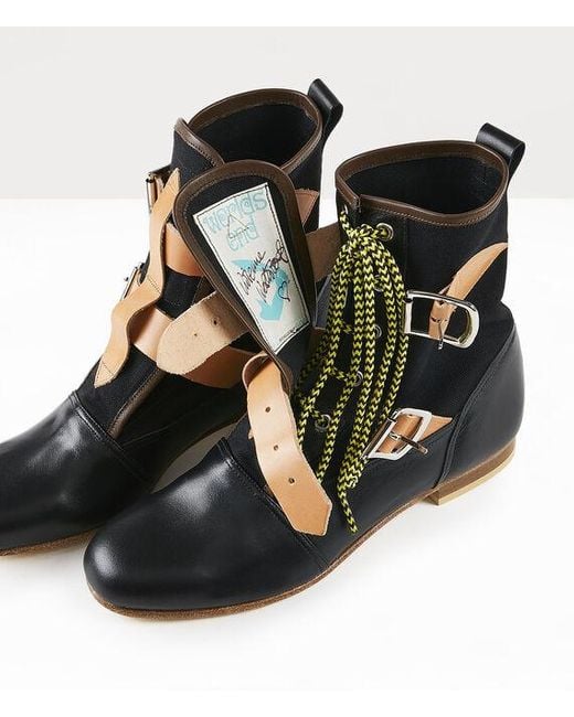 Vivienne Westwood Black Seditionaries Boot Leather