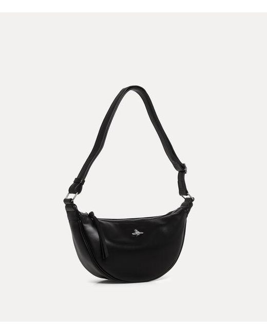 Vivienne Westwood Black Lacey Crossbody Pu Smooth