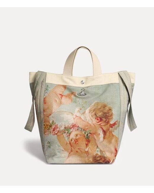Vivienne Westwood Natural Worker Runner Holdall Printed Canvas