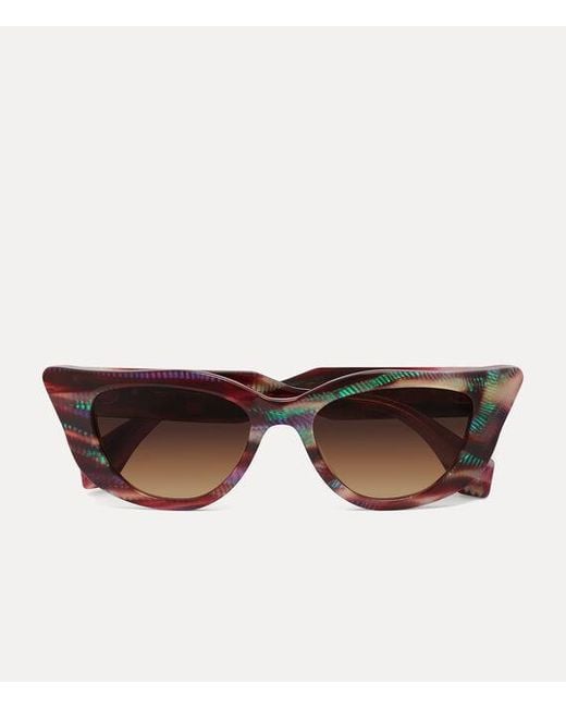 Vivienne Westwood Brown Michelle Sunglasses Acetate