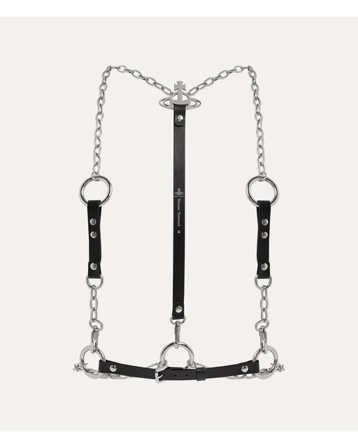Vivienne Westwood White Studs Belts Chain Harness