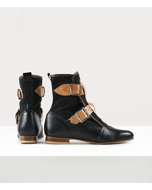 Vivienne Westwood Black Seditionaries Boot Leather