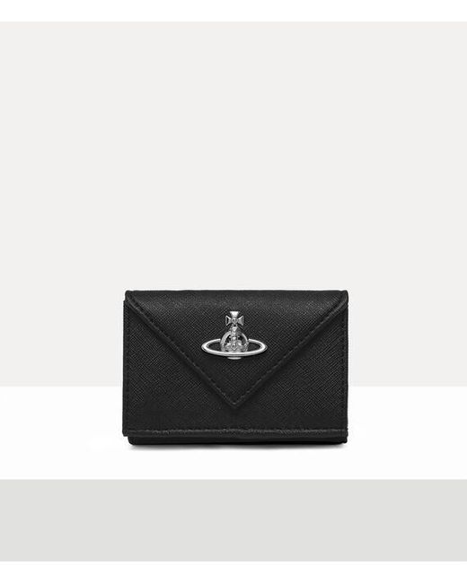 Vivienne Westwood White Envelope Billfold Faux Leather