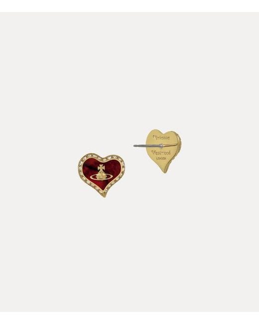 Vivienne Westwood White Petra Earrings