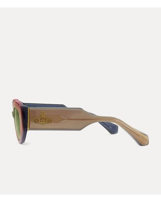 Vivienne Westwood Green Jackie Sunglasses Acetate