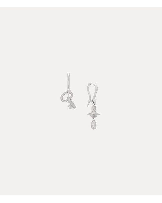 Vivienne Westwood Natural Ovidia Earrings Cubic Zirconia