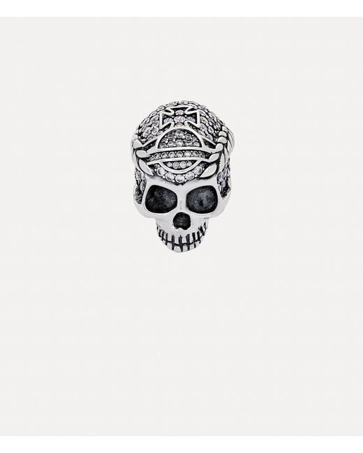 Vivienne Westwood White Skull Ring