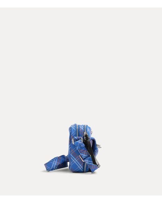 Vivienne Westwood Blue Eton Small Crossbody Stuart Check