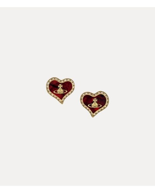 Vivienne Westwood White Petra Earrings